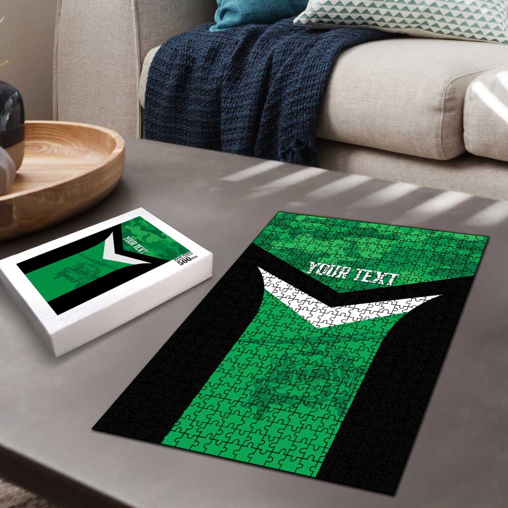 Townsville Rugby Custom Puzzle Go Blackhawks Camouflage Pattern - Aussie Hoodie