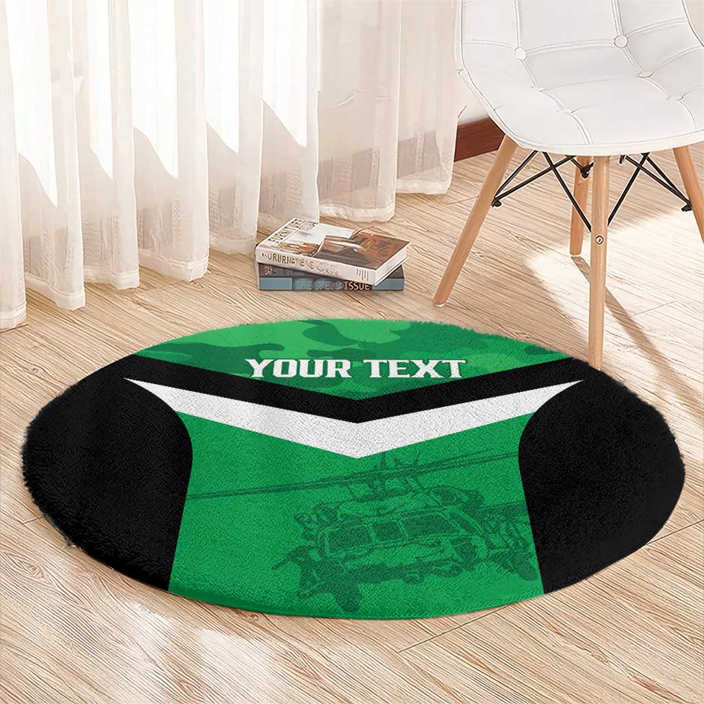Townsville Rugby Custom Round Carpet Go Blackhawks Camouflage Pattern - Aussie Hoodie