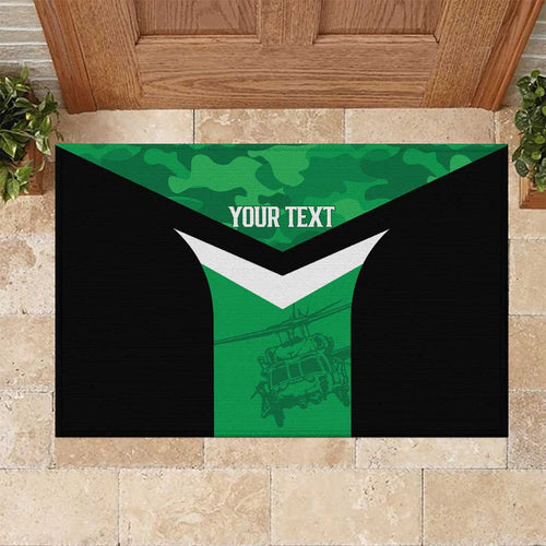 Townsville Rugby Custom Rubber Doormat Go Blackhawks Camouflage Pattern - Aussie Hoodie