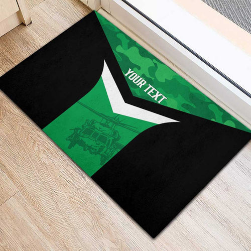 Townsville Rugby Custom Rubber Doormat Go Blackhawks Camouflage Pattern - Aussie Hoodie