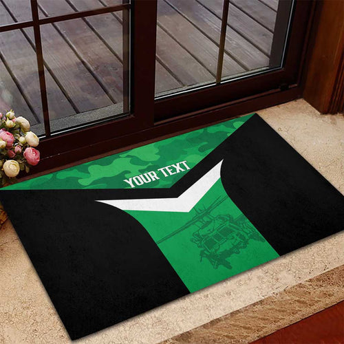 Townsville Rugby Custom Rubber Doormat Go Blackhawks Camouflage Pattern - Aussie Hoodie