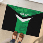 Townsville Rugby Custom Rubber Doormat Go Blackhawks Camouflage Pattern - Aussie Hoodie