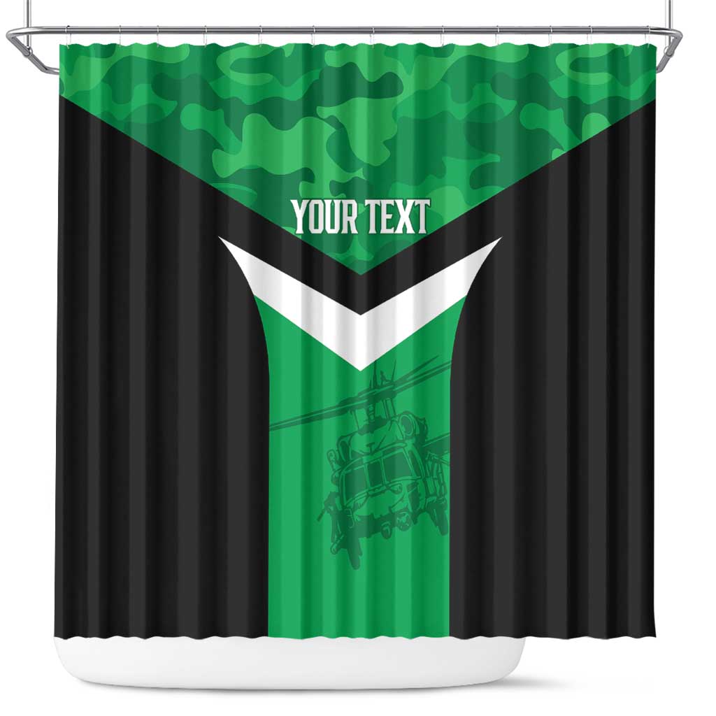 Townsville Rugby Custom Shower Curtain Go Blackhawks Camouflage Pattern - Aussie Hoodie