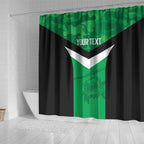 Townsville Rugby Custom Shower Curtain Go Blackhawks Camouflage Pattern - Aussie Hoodie