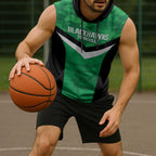 Townsville Rugby Custom Sleeveless Hoodie Go Blackhawks Camouflage Pattern - Aussie Hoodie