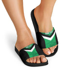 Townsville Rugby Custom Slide Sandals Go Blackhawks Camouflage Pattern - Aussie Hoodie