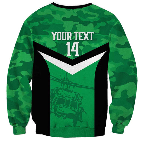Townsville Rugby Custom Sweatshirt Go Blackhawks Camouflage Pattern - Aussie Hoodie