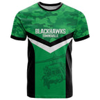 Townsville Rugby Custom T Shirt Go Blackhawks Camouflage Pattern - Aussie Hoodie