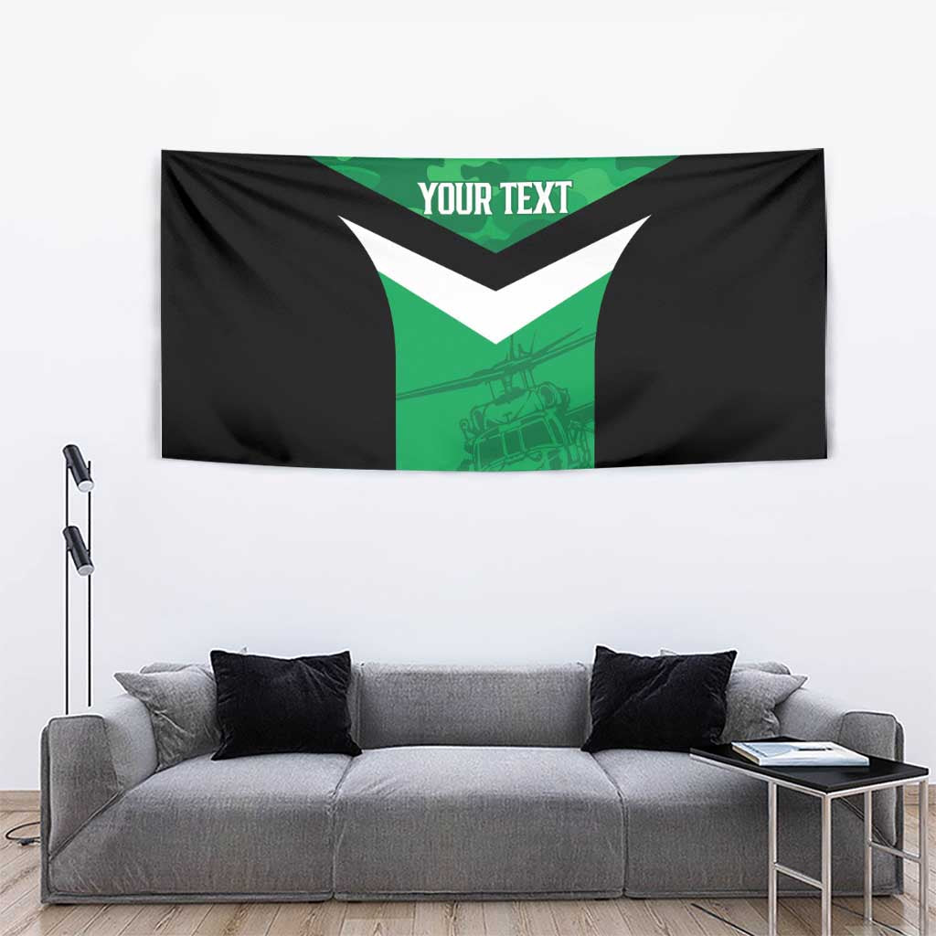 Townsville Rugby Custom Tapestry Go Blackhawks Camouflage Pattern - Aussie Hoodie