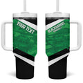 Townsville Rugby Custom Tumbler With Handle Go Blackhawks Camouflage Pattern - Aussie Hoodie