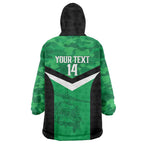Townsville Rugby Custom Wearable Blanket Hoodie Go Blackhawks Camouflage Pattern - Aussie Hoodie