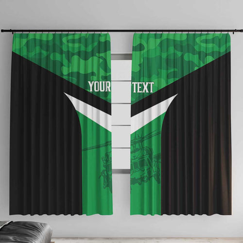 Townsville Rugby Custom Window Curtain Go Blackhawks Camouflage Pattern - Aussie Hoodie