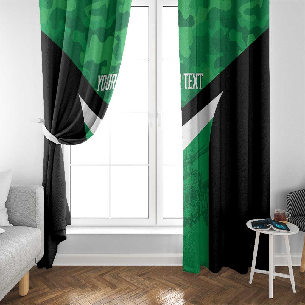 Townsville Rugby Custom Window Curtain Go Blackhawks Camouflage Pattern - Aussie Hoodie