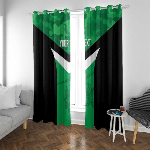 Townsville Rugby Custom Window Curtain Go Blackhawks Camouflage Pattern - Aussie Hoodie