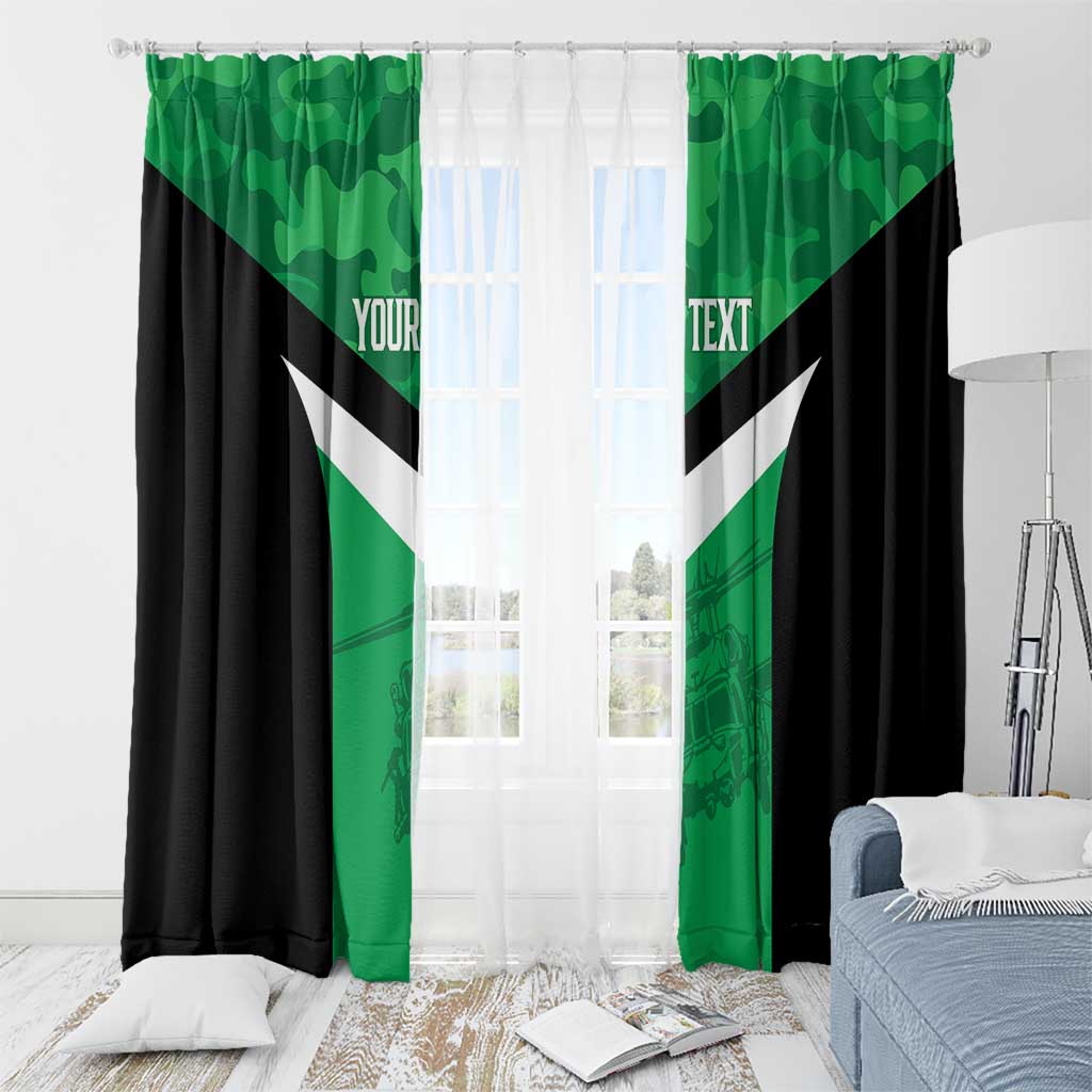 Townsville Rugby Custom Window Curtain Go Blackhawks Camouflage Pattern - Aussie Hoodie