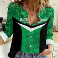 Townsville Rugby Custom Women Casual Shirt Go Blackhawks Camouflage Pattern - Aussie Hoodie