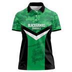 Townsville Rugby Custom Women Polo Shirt Go Blackhawks Camouflage Pattern - Aussie Hoodie