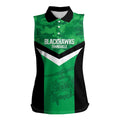 Townsville Rugby Custom Women Sleeveless Polo Shirt Go Blackhawks Camouflage Pattern - Aussie Hoodie