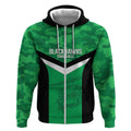 Townsville Rugby Custom Zip Hoodie Go Blackhawks Camouflage Pattern - Aussie Hoodie