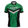 Townsville Rugby Custom Zipper Polo Shirt Go Blackhawks Camouflage Pattern - Aussie Hoodie