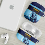 Toowoomba Rugby Custom AirPods Case Go Clydesdales Aboriginal Art - Aussie Hoodie