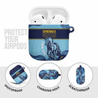 Toowoomba Rugby Custom AirPods Case Go Clydesdales Aboriginal Art - Aussie Hoodie
