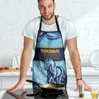 Toowoomba Rugby Custom Apron Go Clydesdales Aboriginal Art - Aussie Hoodie