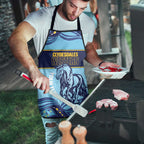 Toowoomba Rugby Custom Apron Go Clydesdales Aboriginal Art - Aussie Hoodie