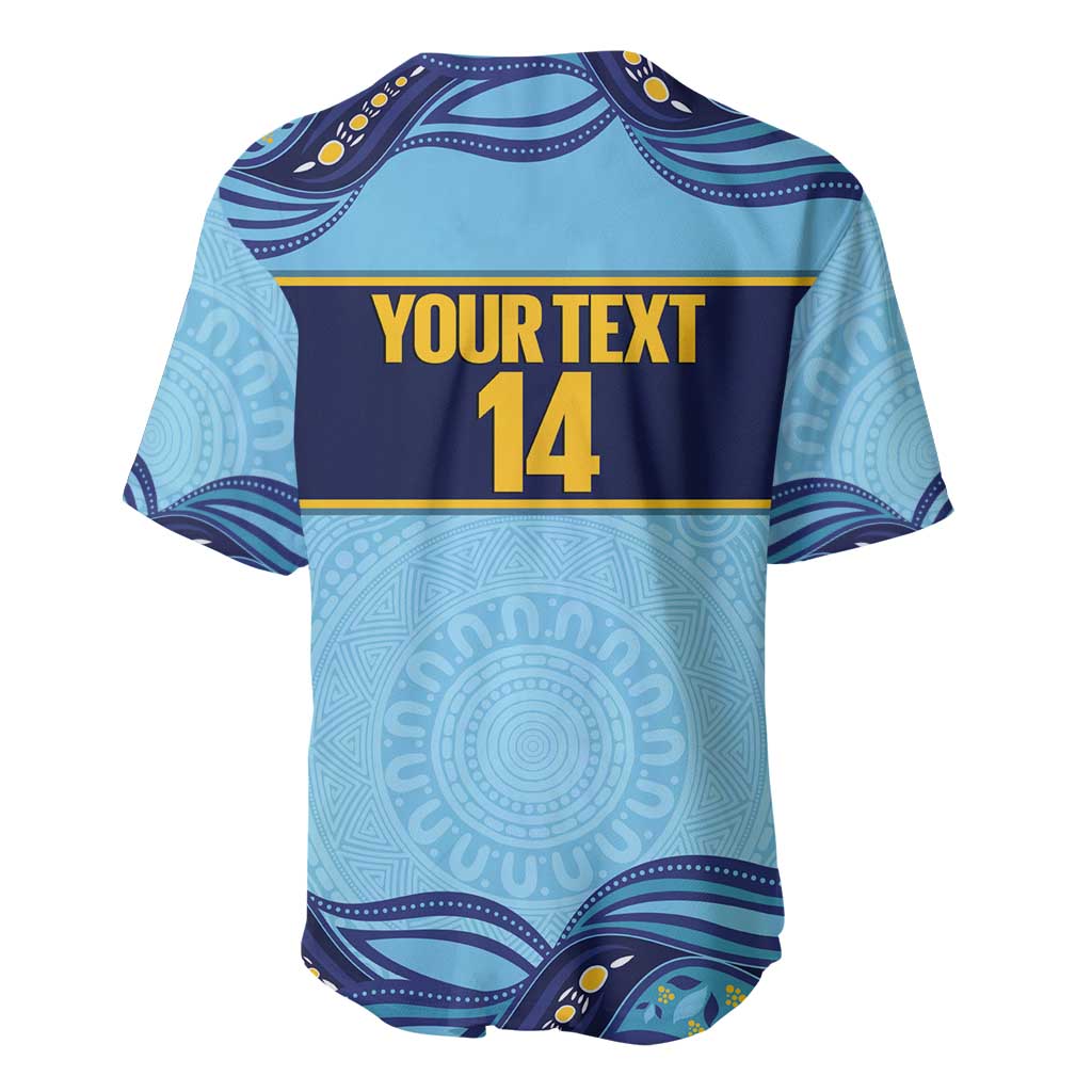 Toowoomba Rugby Custom Baseball Jersey Go Clydesdales Aboriginal Art - Aussie Hoodie