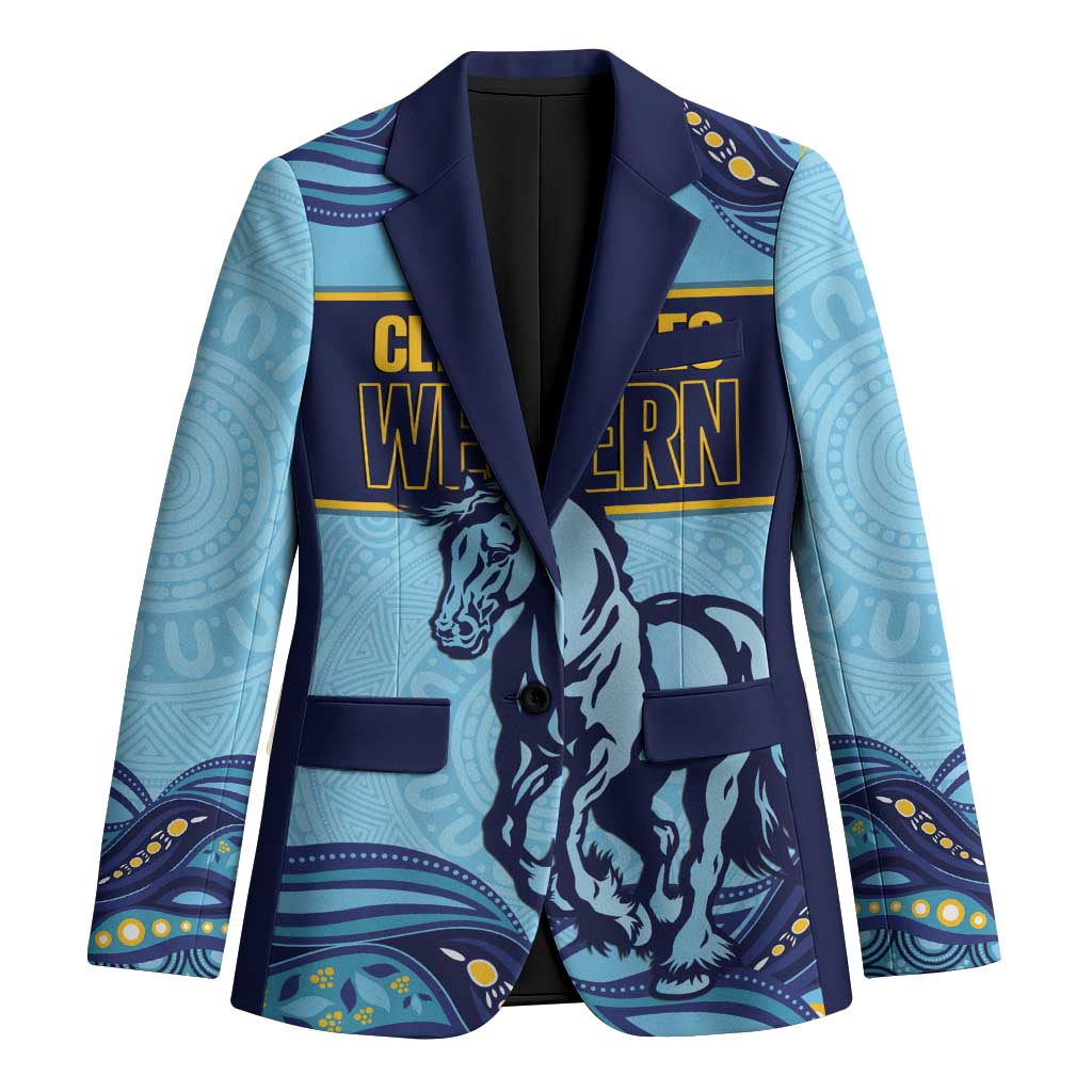 Toowoomba Rugby Custom Blazer Go Clydesdales Aboriginal Art - Aussie Hoodie