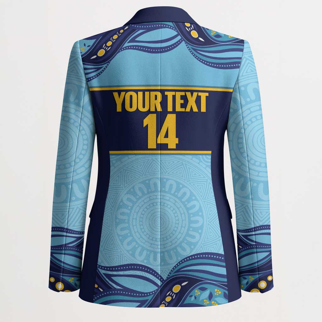 Toowoomba Rugby Custom Blazer Go Clydesdales Aboriginal Art - Aussie Hoodie