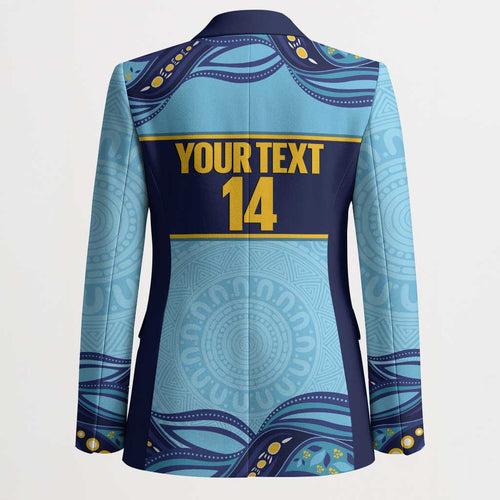 Toowoomba Rugby Custom Blazer Go Clydesdales Aboriginal Art - Aussie Hoodie