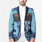 Toowoomba Rugby Custom Blazer Go Clydesdales Aboriginal Art - Aussie Hoodie