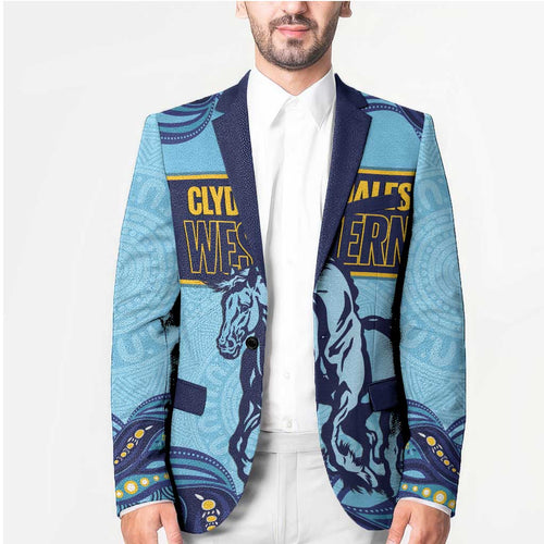 Toowoomba Rugby Custom Blazer Go Clydesdales Aboriginal Art - Aussie Hoodie