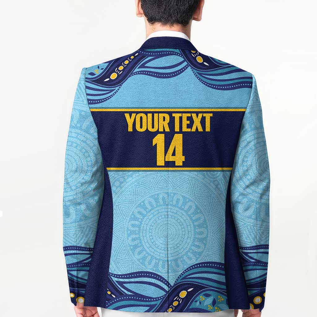 Toowoomba Rugby Custom Blazer Go Clydesdales Aboriginal Art - Aussie Hoodie