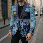 Toowoomba Rugby Custom Blazer Go Clydesdales Aboriginal Art - Aussie Hoodie
