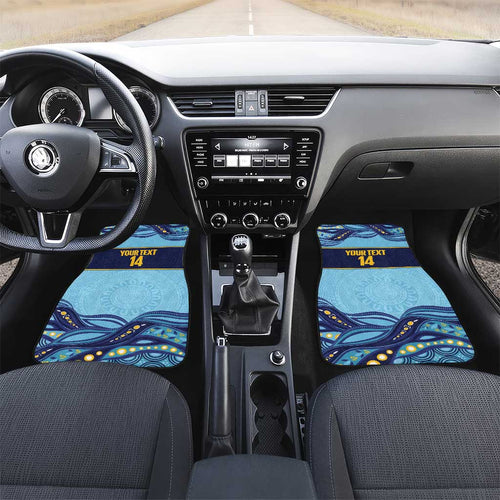 Toowoomba Rugby Custom Car Mats Go Clydesdales Aboriginal Art - Aussie Hoodie