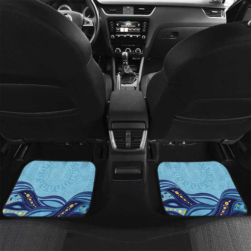 Toowoomba Rugby Custom Car Mats Go Clydesdales Aboriginal Art - Aussie Hoodie