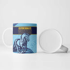 Toowoomba Rugby Custom Ceramic Mug Go Clydesdales Aboriginal Art - Aussie Hoodie