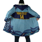 Toowoomba Rugby Custom Cloak Go Clydesdales Aboriginal Art - Aussie Hoodie