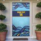 Toowoomba Rugby Custom Door Cover Go Clydesdales Aboriginal Art - Aussie Hoodie