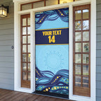 Toowoomba Rugby Custom Door Cover Go Clydesdales Aboriginal Art - Aussie Hoodie