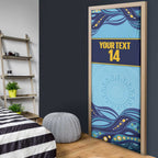 Toowoomba Rugby Custom Door Cover Go Clydesdales Aboriginal Art - Aussie Hoodie