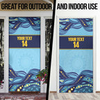 Toowoomba Rugby Custom Door Cover Go Clydesdales Aboriginal Art - Aussie Hoodie