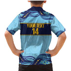 Toowoomba Rugby Custom Family Matching Mermaid Dress and Hawaiian Shirt Go Clydesdales Aboriginal Art - Aussie Hoodie