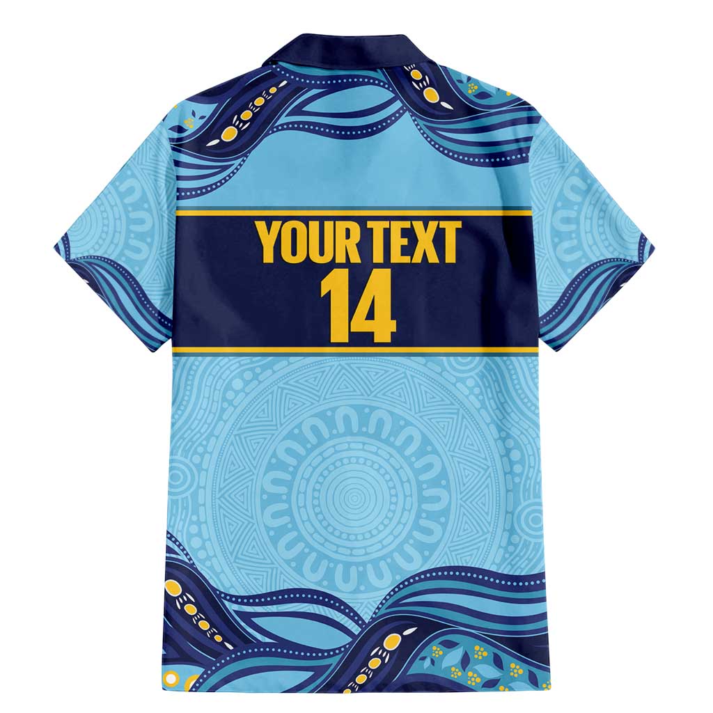 Toowoomba Rugby Custom Family Matching Mermaid Dress and Hawaiian Shirt Go Clydesdales Aboriginal Art - Aussie Hoodie