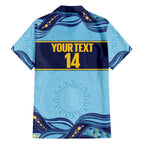 Toowoomba Rugby Custom Family Matching Short Sleeve Bodycon Dress and Hawaiian Shirt Go Clydesdales Aboriginal Art - Aussie Hoodie