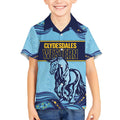 Toowoomba Rugby Custom Kid Hawaiian Shirt Go Clydesdales Aboriginal Art - Aussie Hoodie
