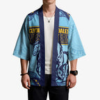 Toowoomba Rugby Custom Kimono Go Clydesdales Aboriginal Art - Aussie Hoodie