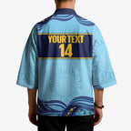Toowoomba Rugby Custom Kimono Go Clydesdales Aboriginal Art - Aussie Hoodie